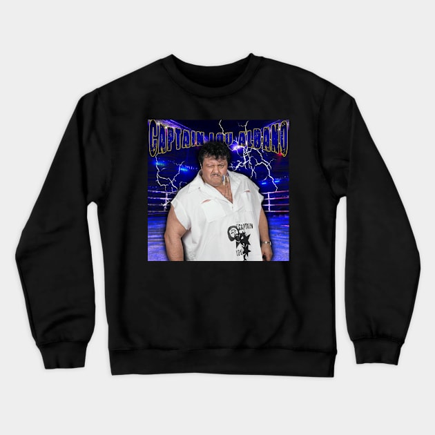 CAPTAIN LOU ALBANO Crewneck Sweatshirt by Rofi Art